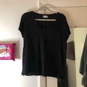 Scoop neck top